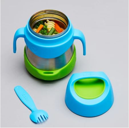 b.box Insulated Food Jar - Blue Slate - Baby Bento