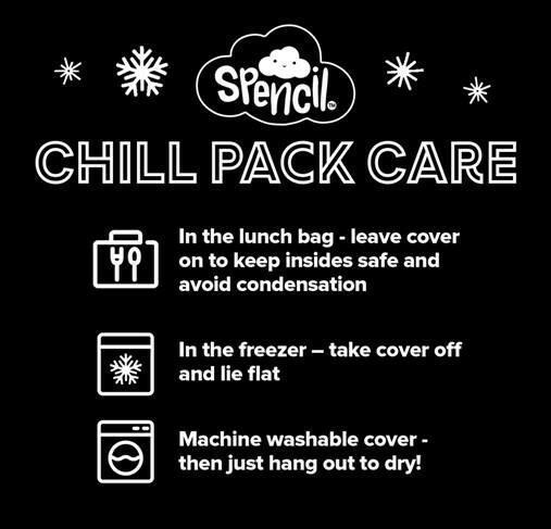 Spencil Insulated Lunch Bag with Chill Pack - Urban Scrawl