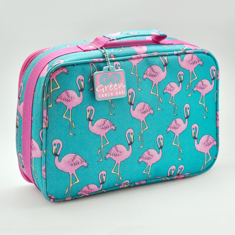 Go Green Lunch Box - Flamingo with Pink Box - Baby Bento
