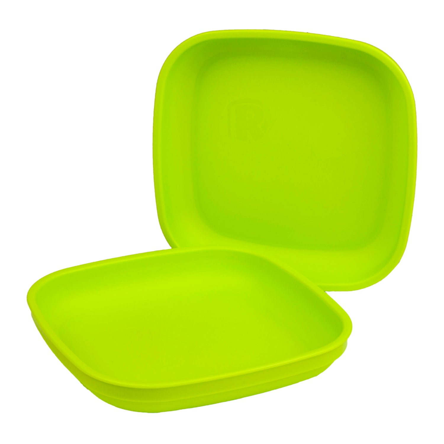 Re-Play Flat Plate - Light Green - BabyBento