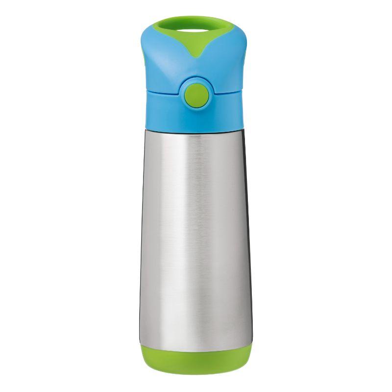 a picture of b.box Insulated Drink Bottle 500ml - Ocean Breezeon a white background for icey cold drinks
