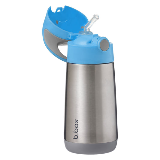 b.box Insulated Drink Bottle 350ml - Blue Slate