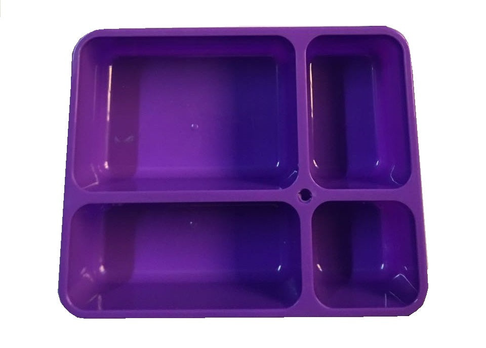 Go Green Medium  Lunch Box - Purple - BabyBento