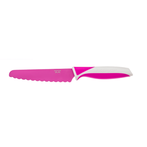 a picture of Kiddi Kutter - Pink on a white background for the little chef in the house