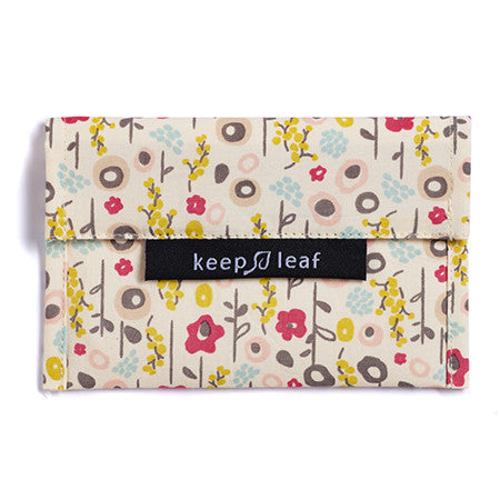 Keep Leaf Reusable Snack Bag - Bloom - BabyBento