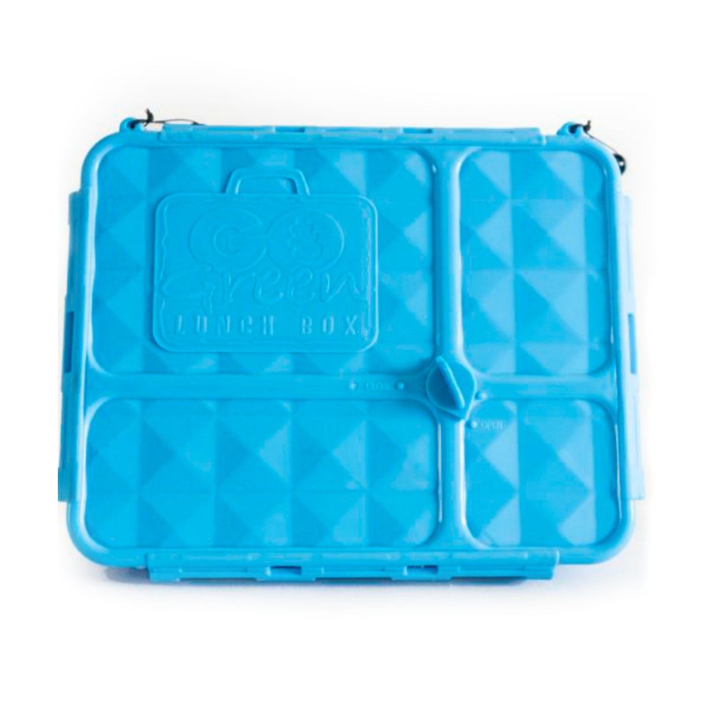 Go Green Medium  Lunch Box - Blue