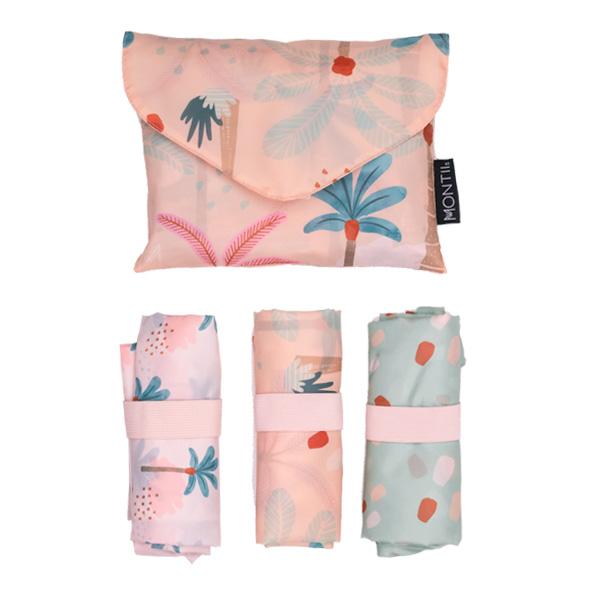 MontiiCo Shopper Bag Set - Boho Palms - Baby Bento