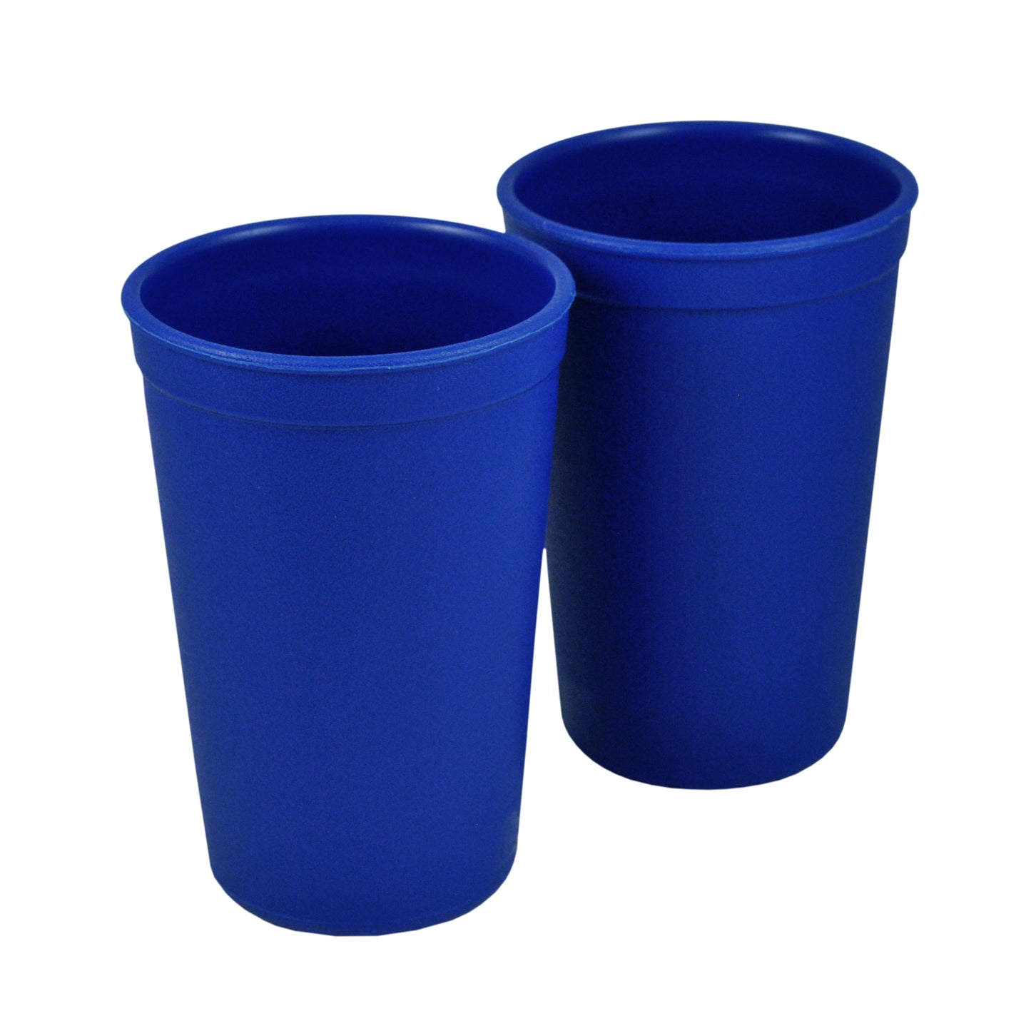 a picture of Re-Play Tumbler - Navyon a white background for making mealtime fun and playful