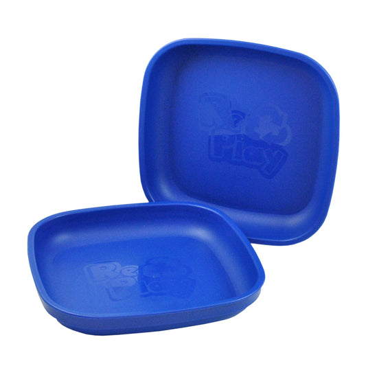 Re-Play Flat Plate - Navy Blue - BabyBento