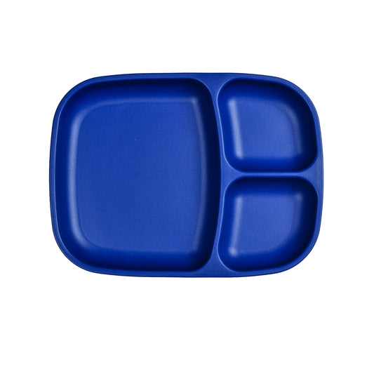 Re-Play Large Divided Plate - Navy Blue