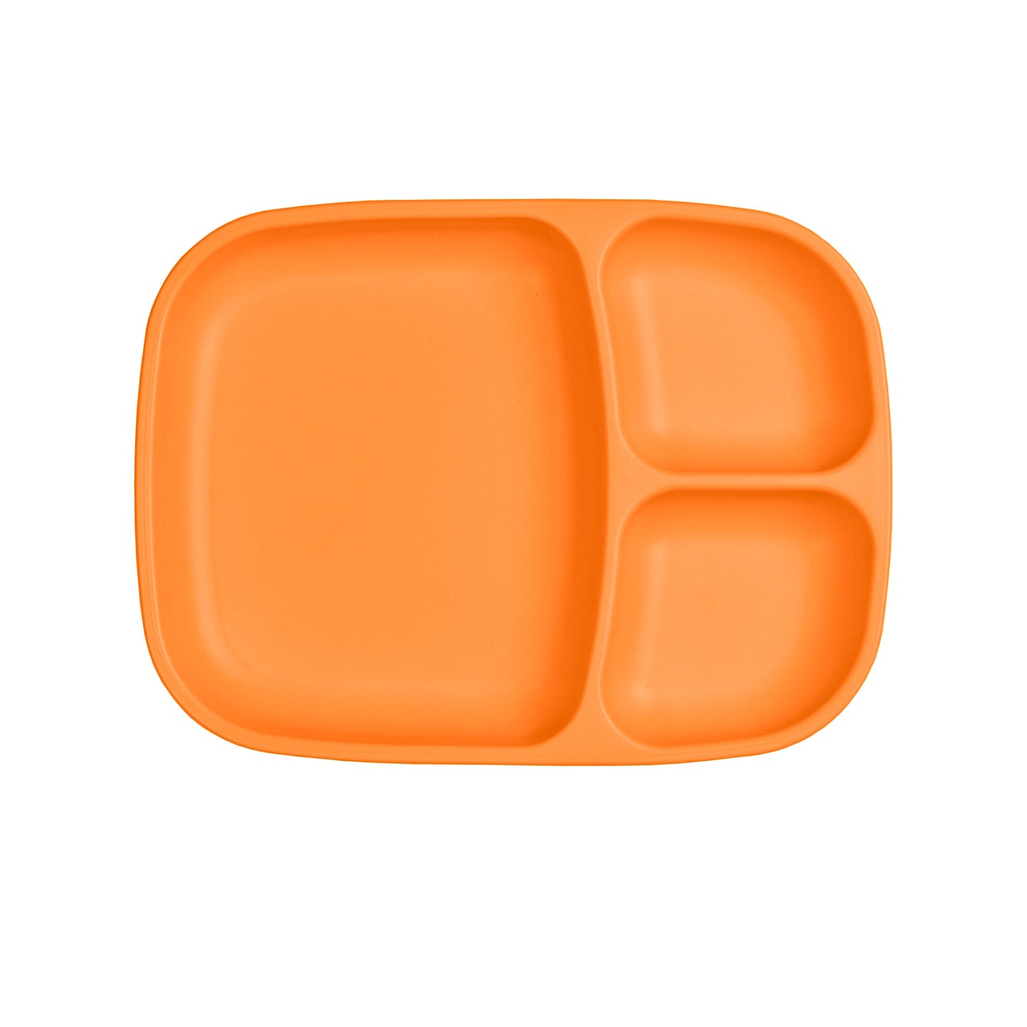 Re-Play Large Divided Plate - Orange