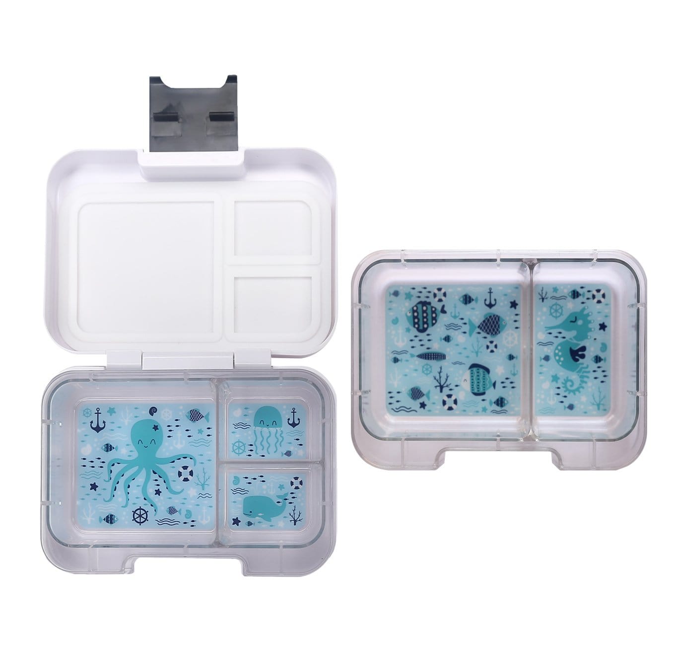 a picture of Munchbox Munchi - Snack Size - White Pearlon a white background for making mealtime fun and playful