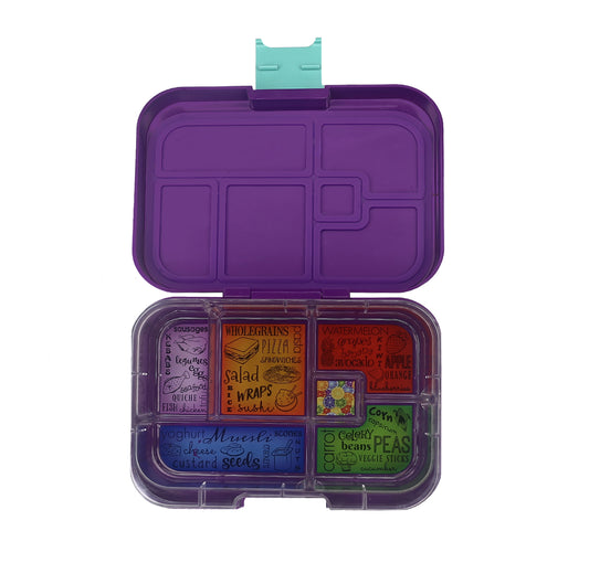 Munchbox Maxi 6 - Purple Peacock - BabyBento