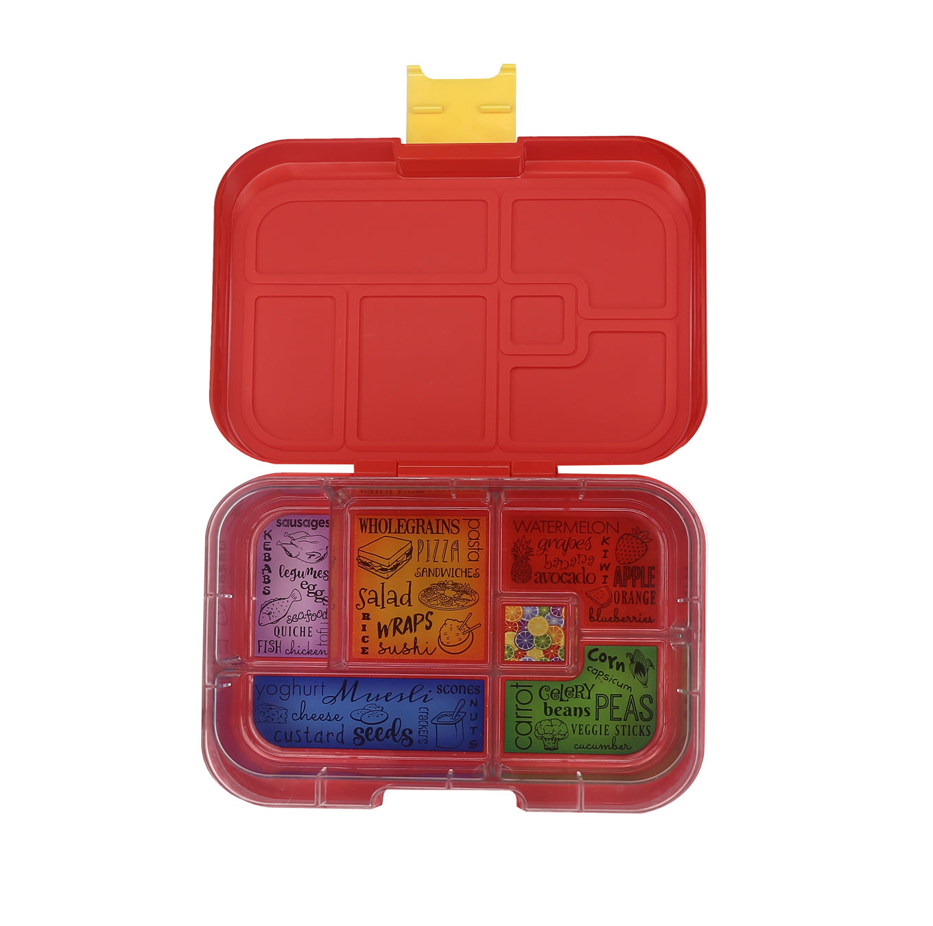 Munchbox Maxi 6 - Red Lava - BabyBento