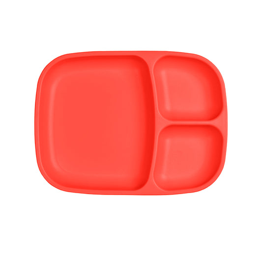 Re-Play Large Divided Plate - Red