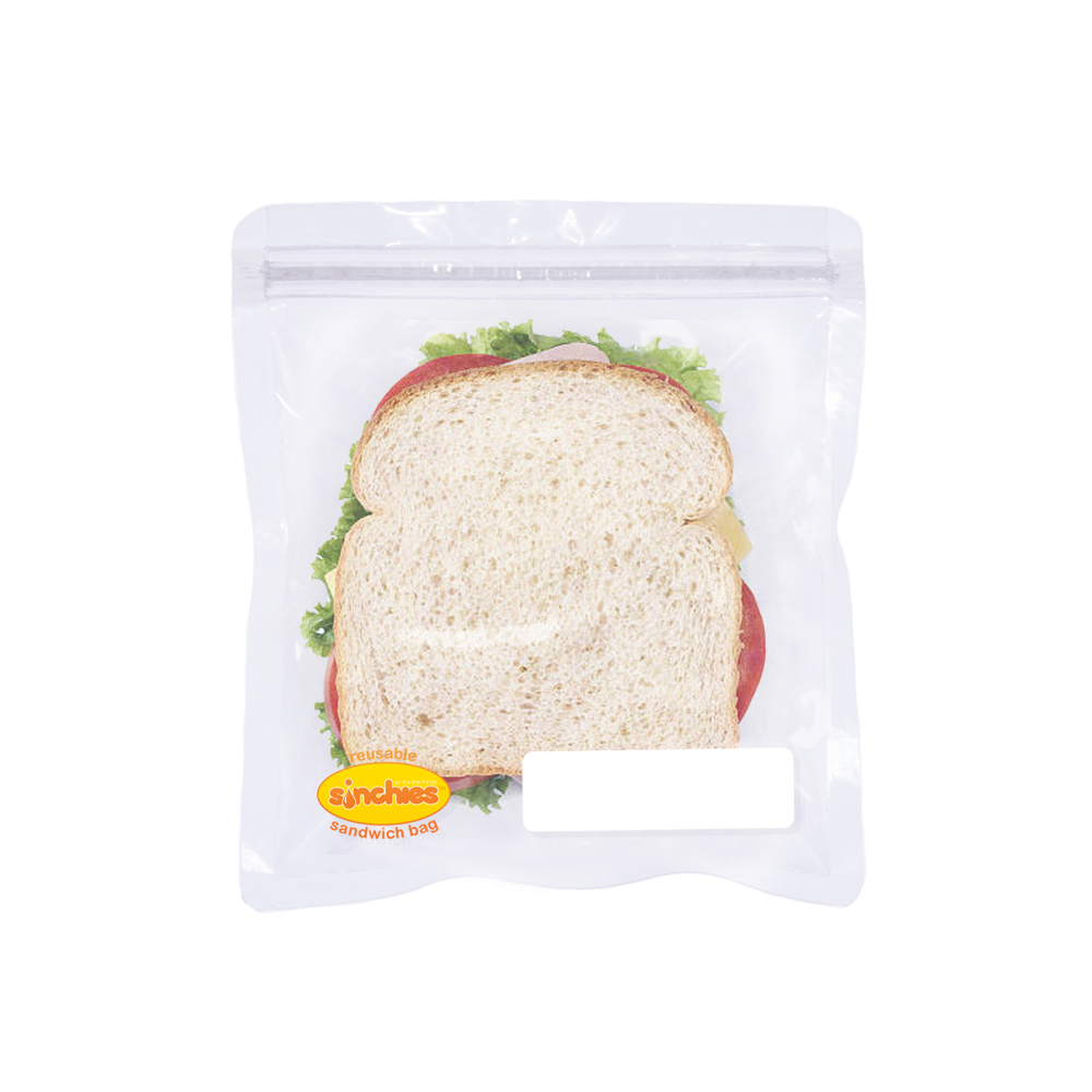 Sinchies Reusable Sandwich Bag - Pineapple 5 pk