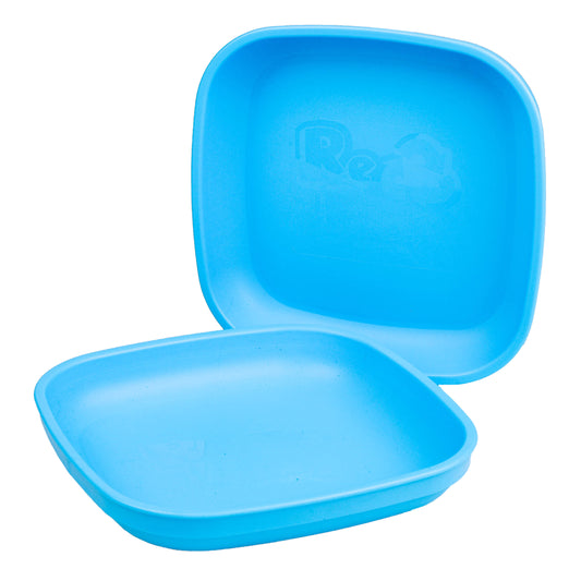 Re-Play Flat Plate - Sky Blue - BabyBento