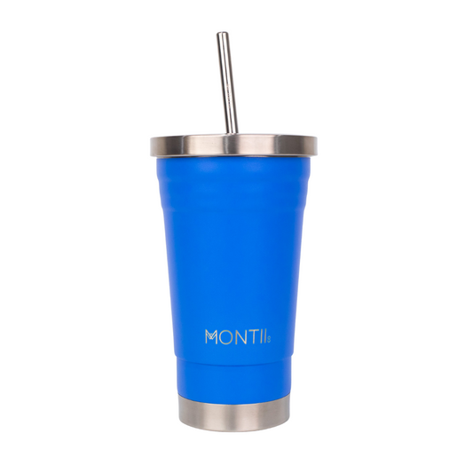MontiiCo Stainless Steel Smoothie Cup - Blueberry