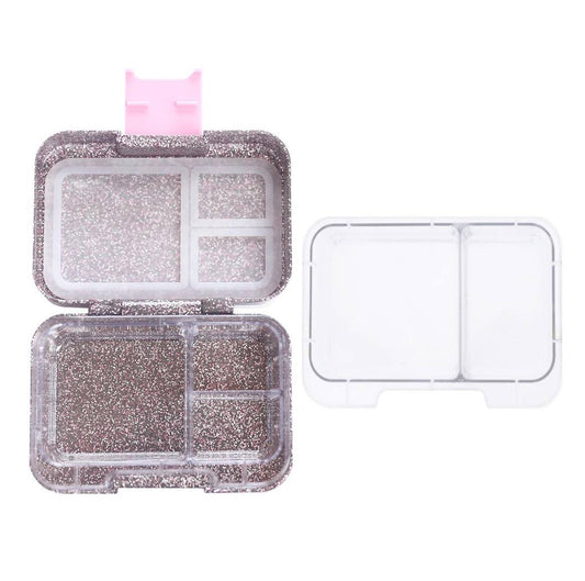 a picture of Munchbox Munchi - Snack Size - Sparkle Pink Lustreon a white background for fun bento lunches