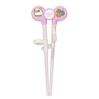 Training Chopsticks - age 2+ - Right Handed - Pink - Baby Bento
