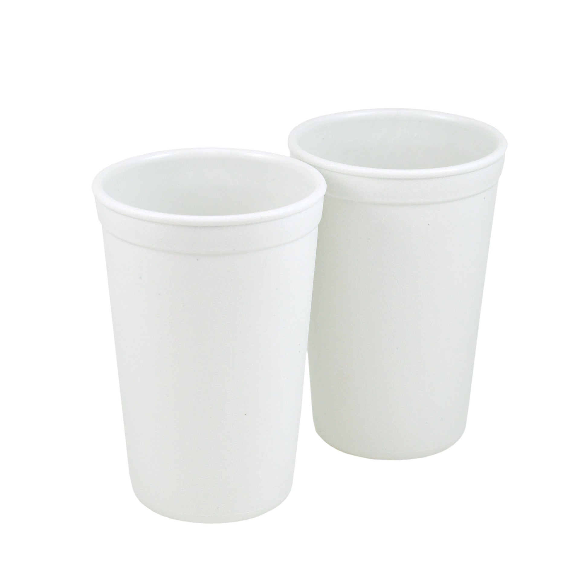 a picture of Re-Play Tumbler - Whiteon a white background for making mealtime fun and playful