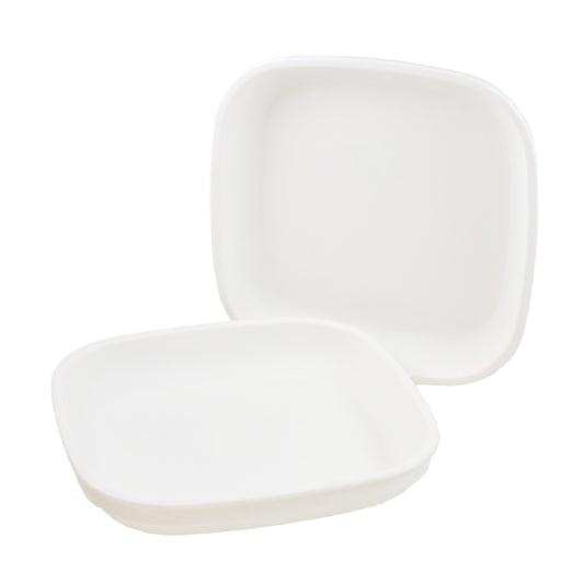 Re-Play Flat Plate - White - BabyBento