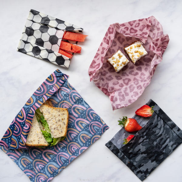 Beeswax Wrap by Little Lunch Box Co - Leopard - Baby Bento