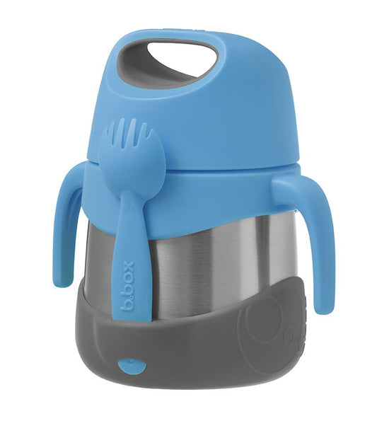 b.box Insulated Food Jar - Blue Slate  - Baby Bento