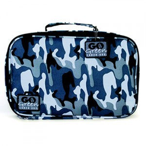Go Green Lunch Box - Camo with Blue Box - BabyBento