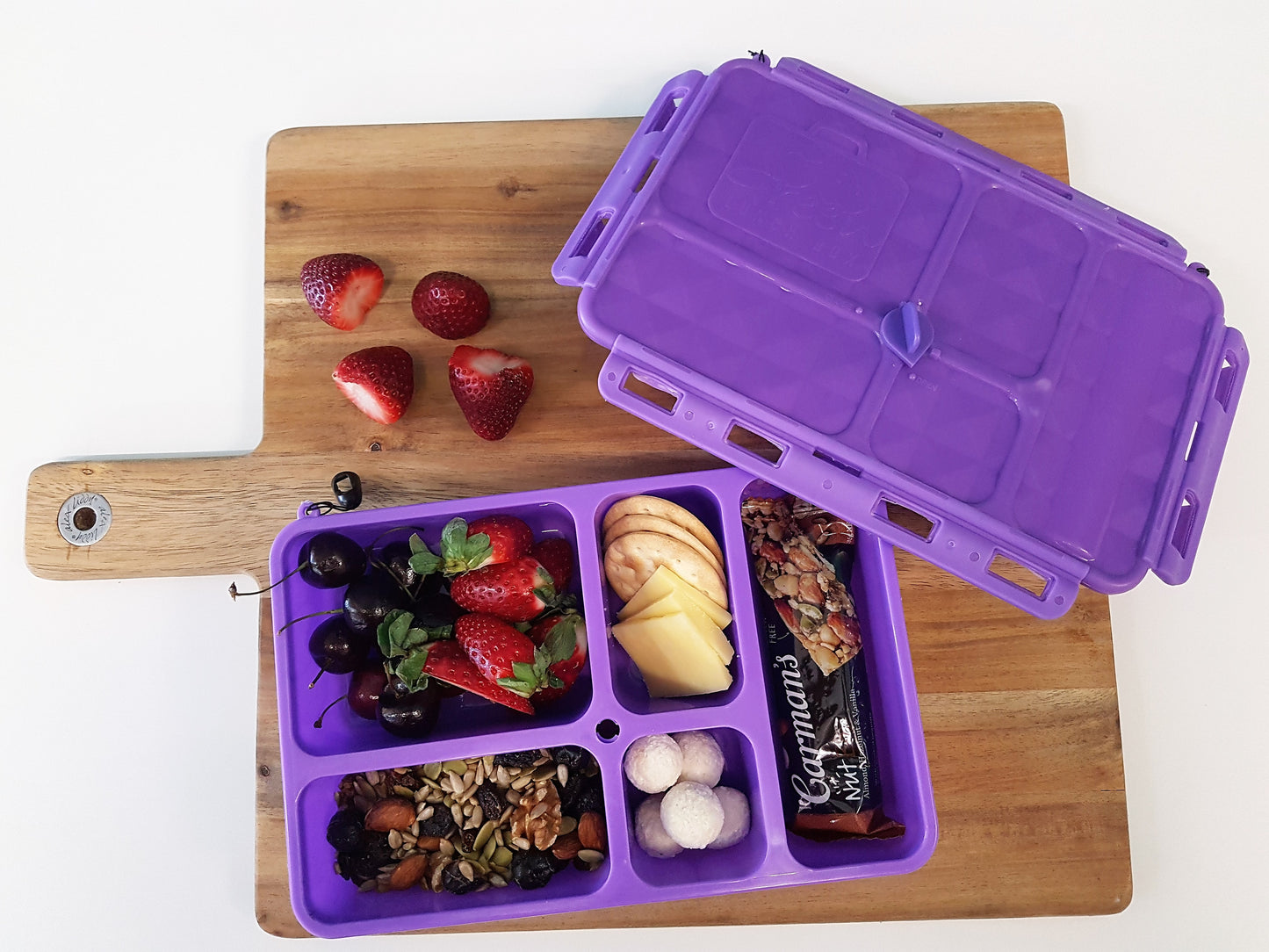 Go Green Small Snack Box - Purple