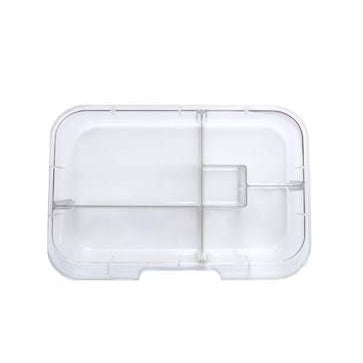 a picture of Munchbox Midi 5 tray - Clearon a white background for making lunch time fun and playful