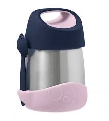 b.box Insulated Food Jar - Indigo Rose - Baby Bento