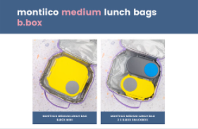 Montii.Co Medium Insulated Lunch Bag - Petals 