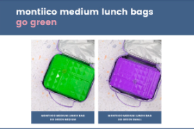 Montii.Co Medium Insulated Lunch Bag - Petals 