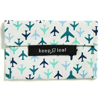 Keep Leaf Reusable Snack Bag - Planes - BabyBento