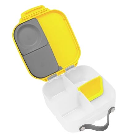 a picture of b.box MINI Lunch Box - Lemon Sherbeton a white background for fun bento lunches