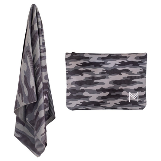 MontiiCo Beach Towel & Bag Set - Combat