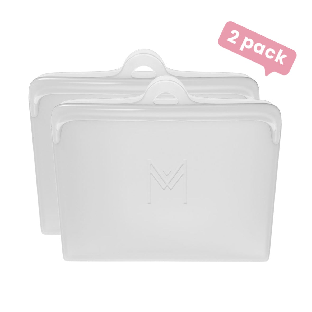 MontiiCo Pack & Snack Silicone Bag - Clear