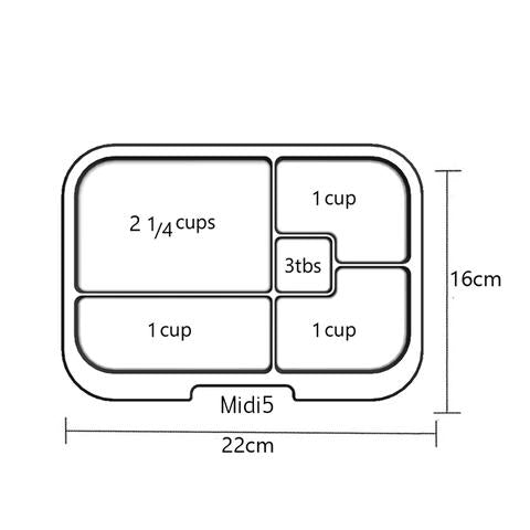 Munchbox Midi 5 -Tray