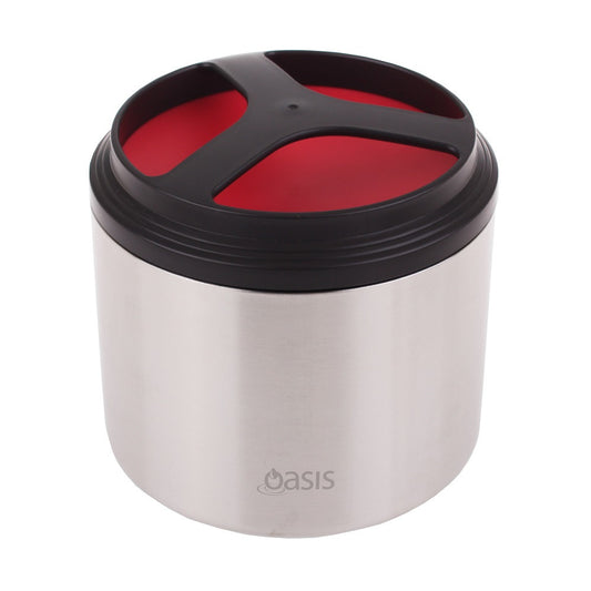 Oasis Stainless Steel Vacuum Insulated Food Flask 1L - Watermelon