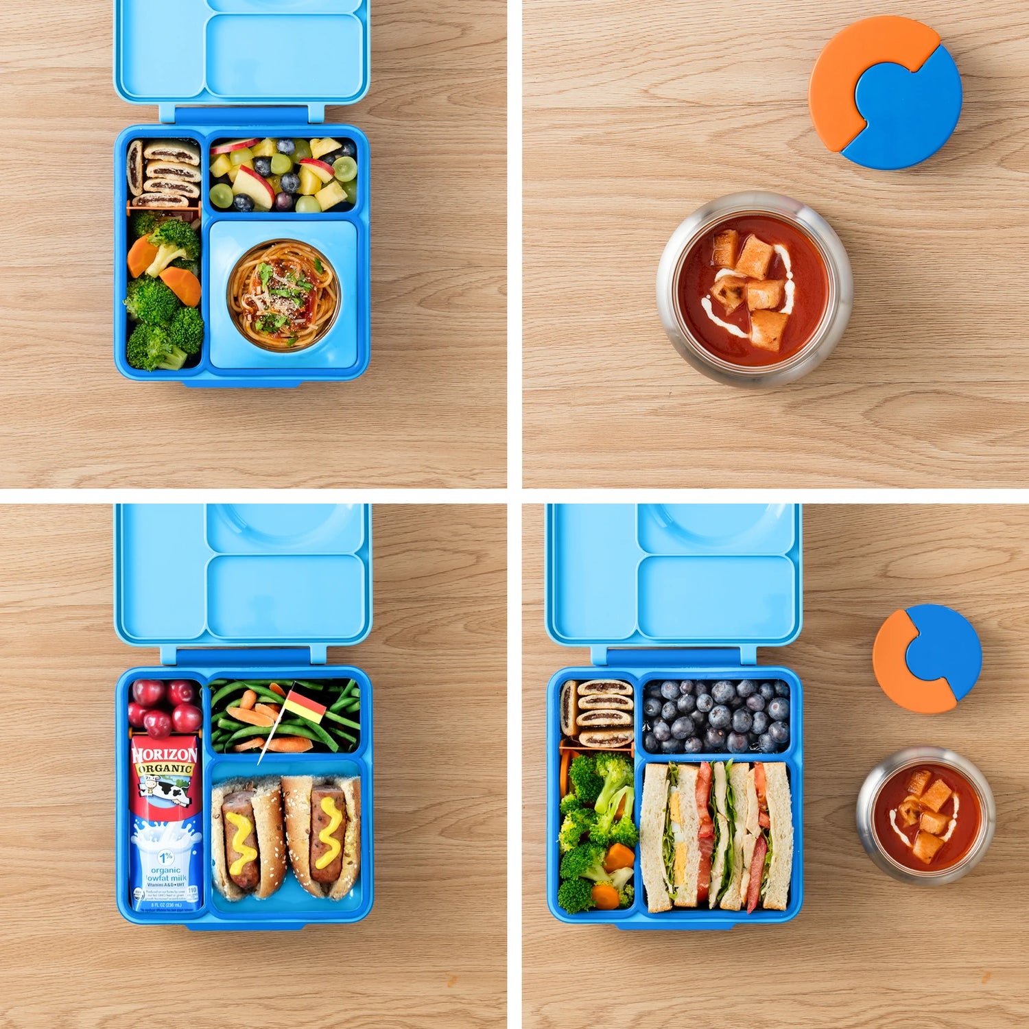 OmieBox V2 -Sky Blue - Baby Bento - Hot & Cold Lunchbox