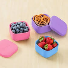 OmieSnack Silicone Container - Blue