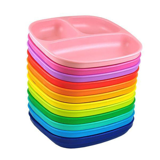 Re-Play  Plate - Sky Blue - Baby Bento