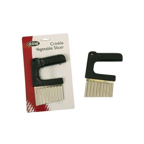 a picture of Crinkle Vegetable Cutteron a white background for making mealtime fun and playful