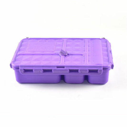 a picture of Go Green Small Snack Box - Purpleon a white background for making mealtime fun and playful