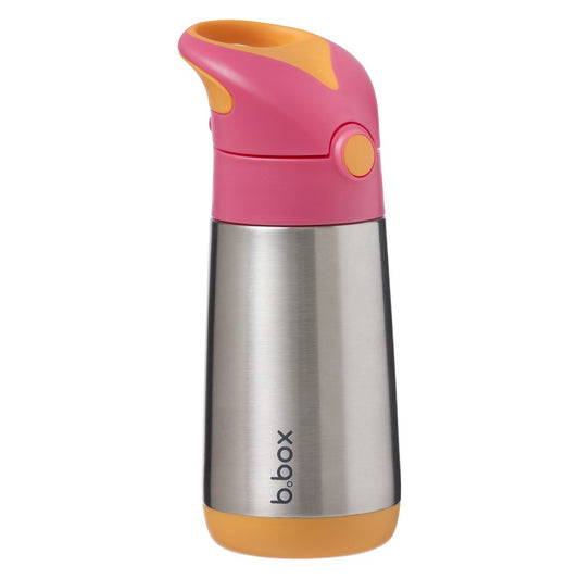 b.box Insulated Drink Bottle 350ml - Strawberry Shake