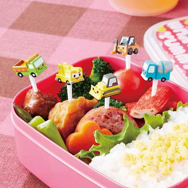 Working Car Food Picks - Baby Bento