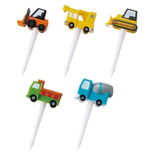 Working Car Food Picks - Baby Bento