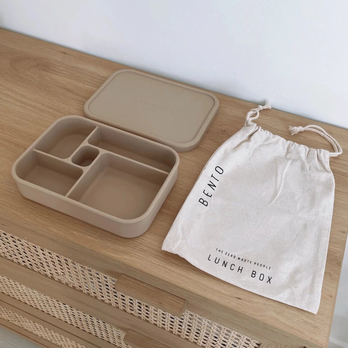 The Zero Waste People Silicone Lunchbox - Nude