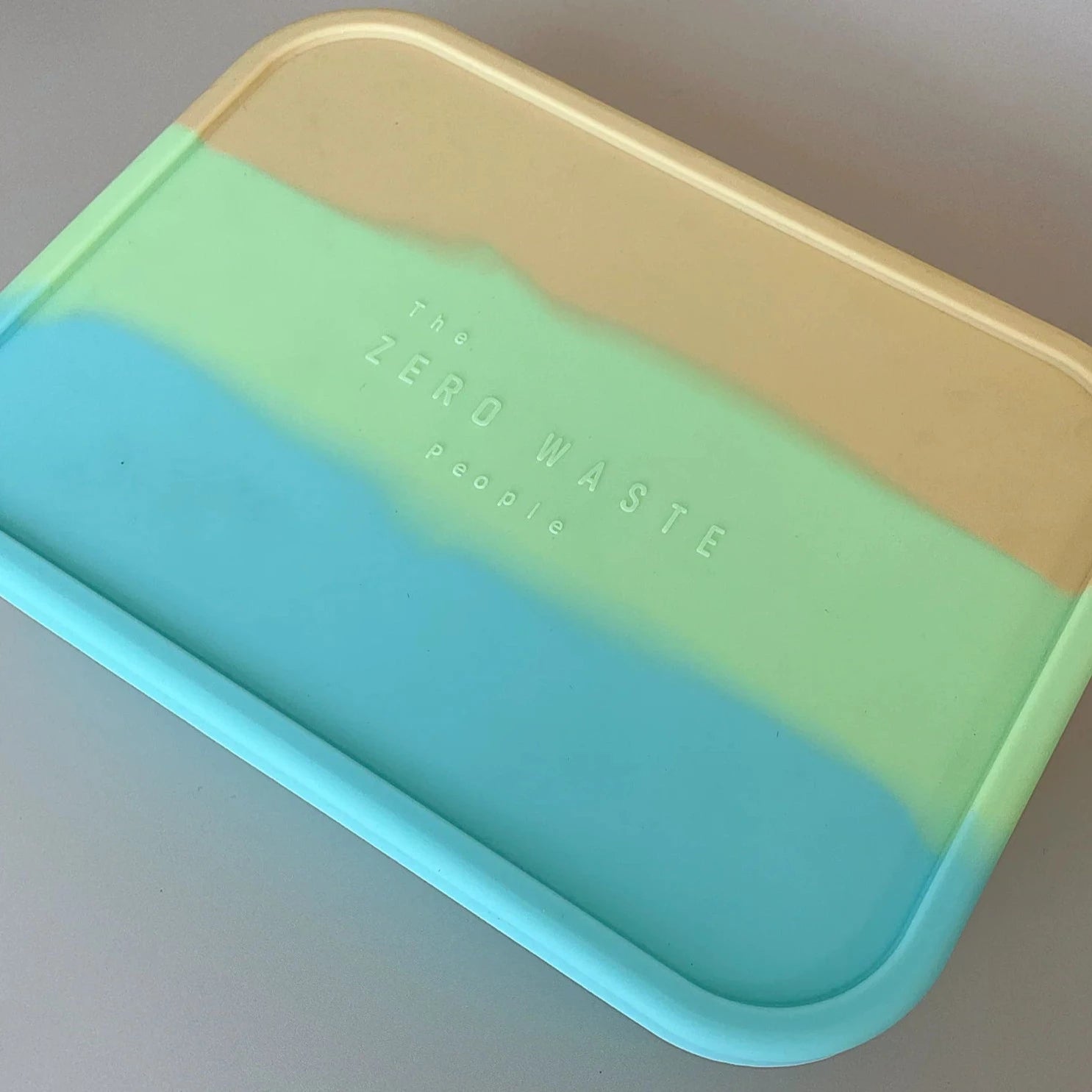 The Zero Waste People Silicone Lunchbox - Aqua – BabyBento